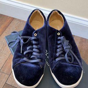 Cole Haan Blue Suede Cross Courts size 7.5